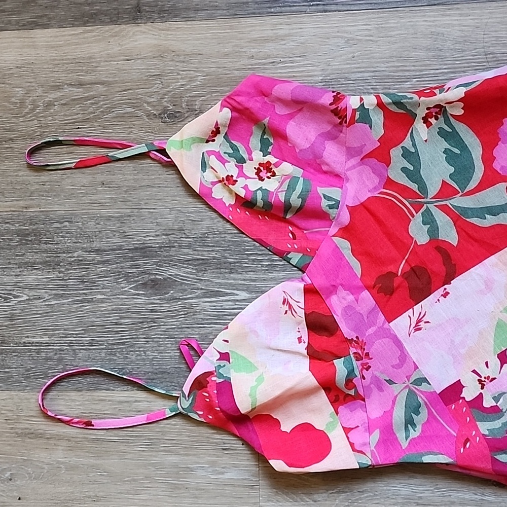 Floral Pink Maxi Dress - Picture 2 of 15